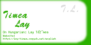 timea lay business card